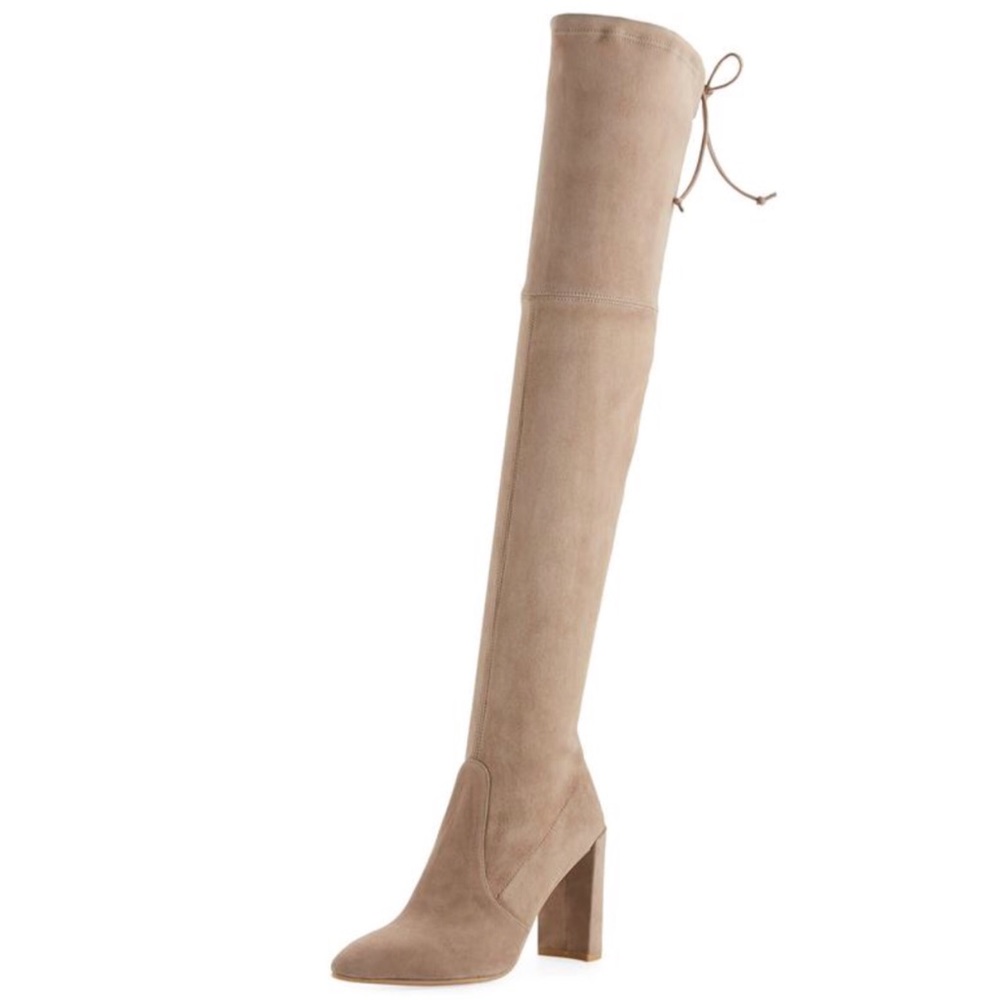 NWT Stuart Weitzman Highchamp Suede Over-The-Knee